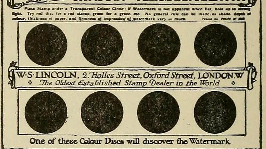 An illustration from The American philatelist, 1887, leaf 242