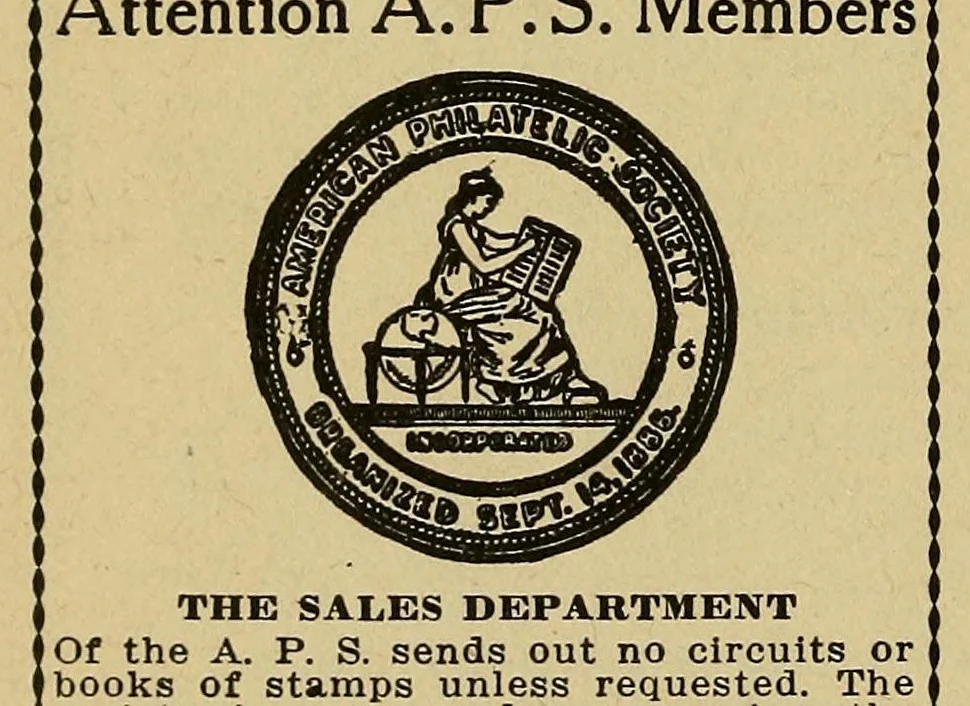 An illustration from The American philatelist, 1887, leaf 382