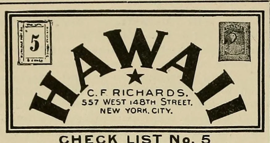 An illustration from The American philatelist, 1887, leaf 54