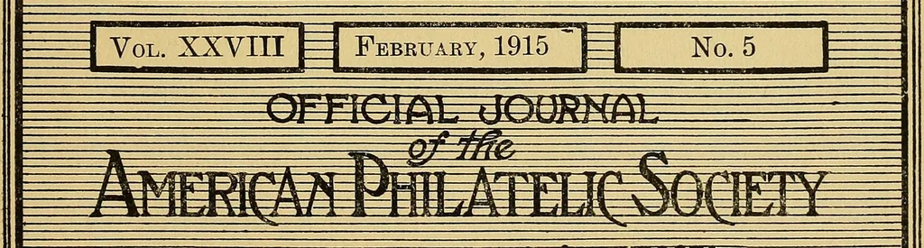 An illustration from The American philatelist, 1887, leaf 233