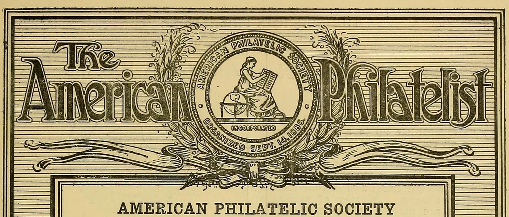 An illustration from The American philatelist, 1887, leaf 547