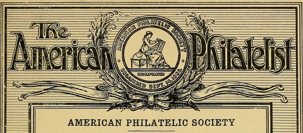 An illustration from The American philatelist, 1887, leaf 121