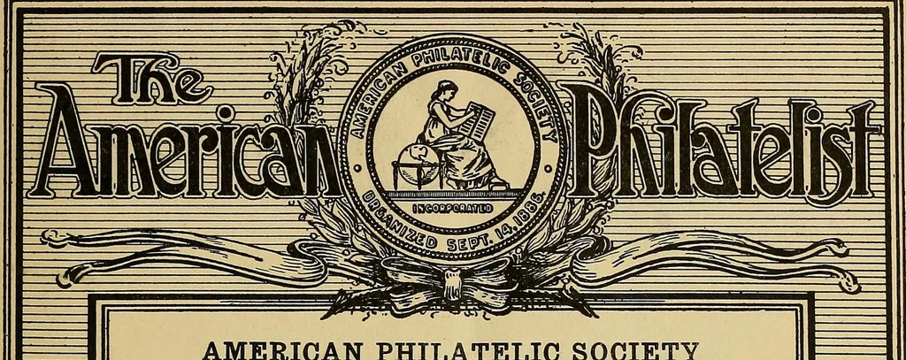 An illustration from The American philatelist, 1887, leaf 9