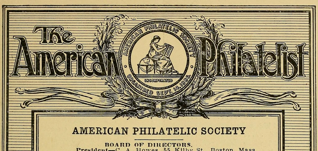 An illustration from The American philatelist, 1887, leaf 93