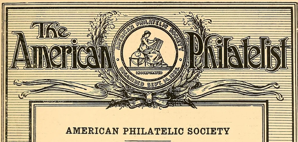 An illustration from The American philatelist, 1887, leaf 119