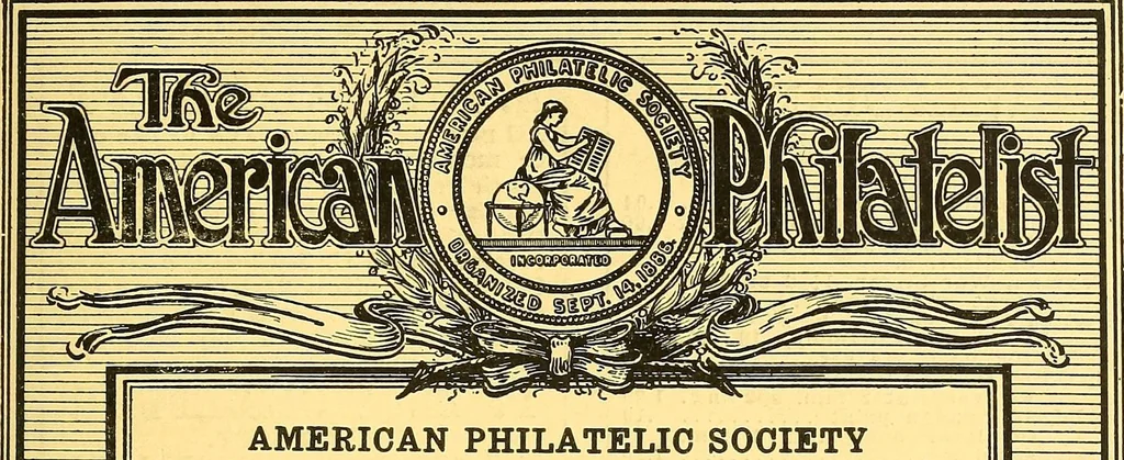 An illustration from The American philatelist, 1887, leaf 21