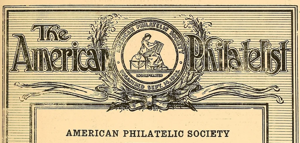 An illustration from The American philatelist, 1887, leaf 81