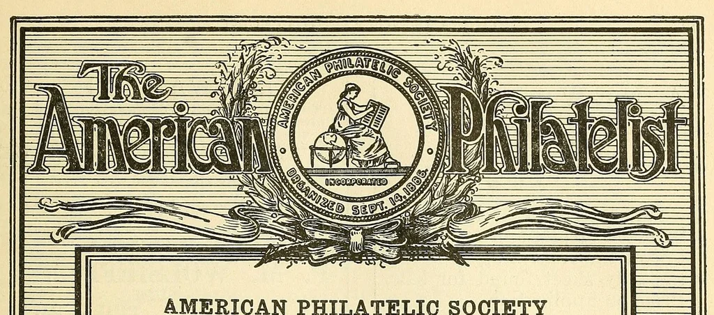 An illustration from The American philatelist, 1887, leaf 33
