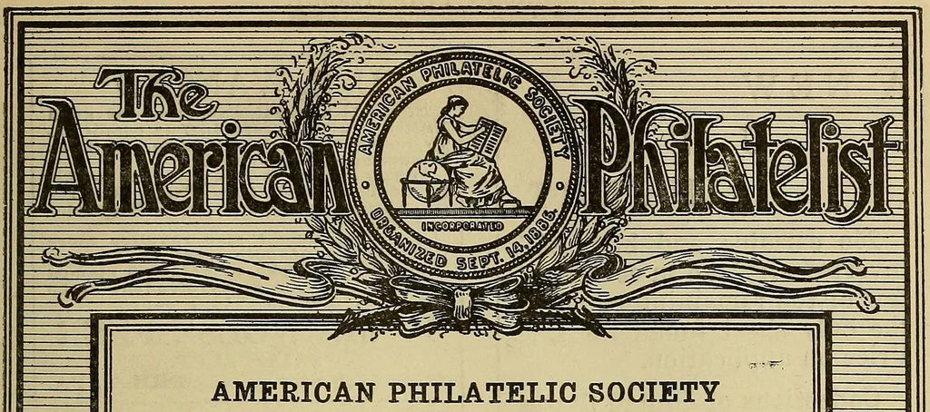 An illustration from The American philatelist, 1887, leaf 63