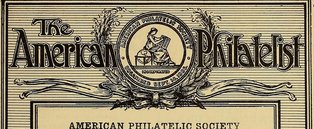 An illustration from The American philatelist, 1887, leaf 325