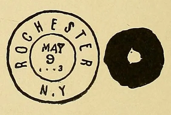 An illustration from The American philatelist, 1887, leaf 368