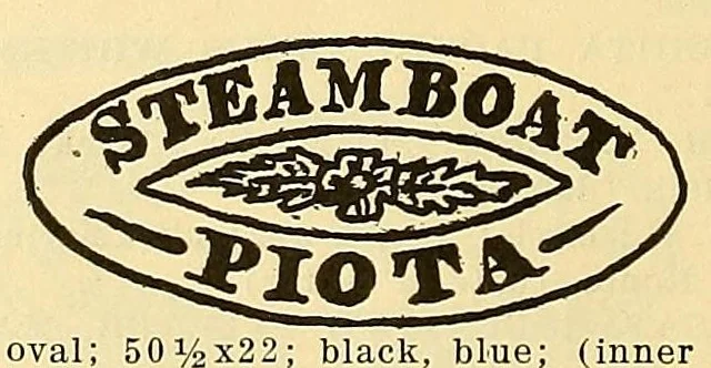 An illustration from The American philatelist, 1887, leaf 414