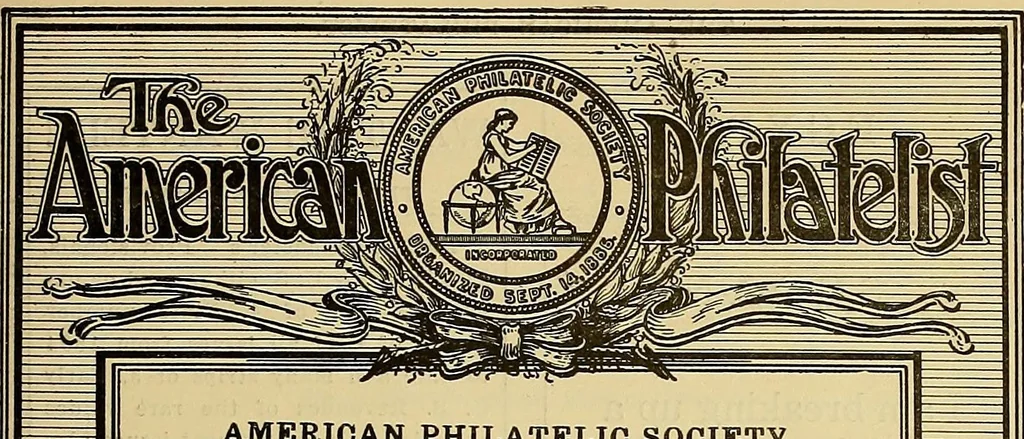 An illustration from The American philatelist, 1887, leaf 47