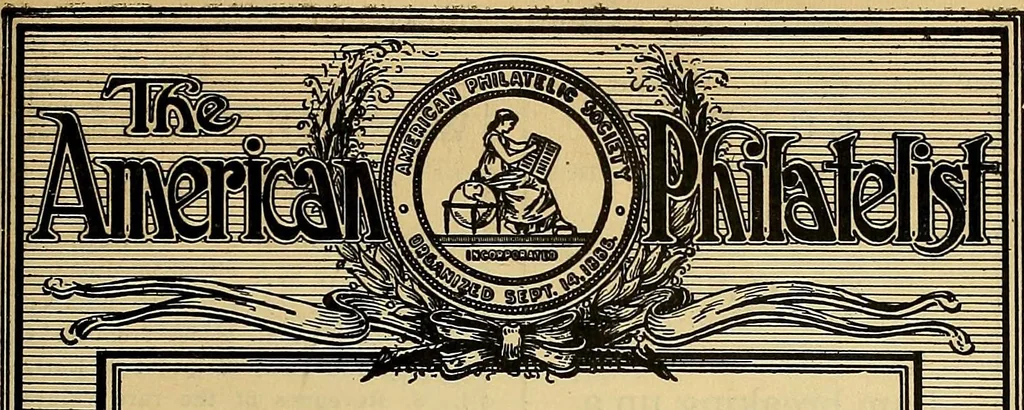 An illustration from The American philatelist, 1887, leaf 7