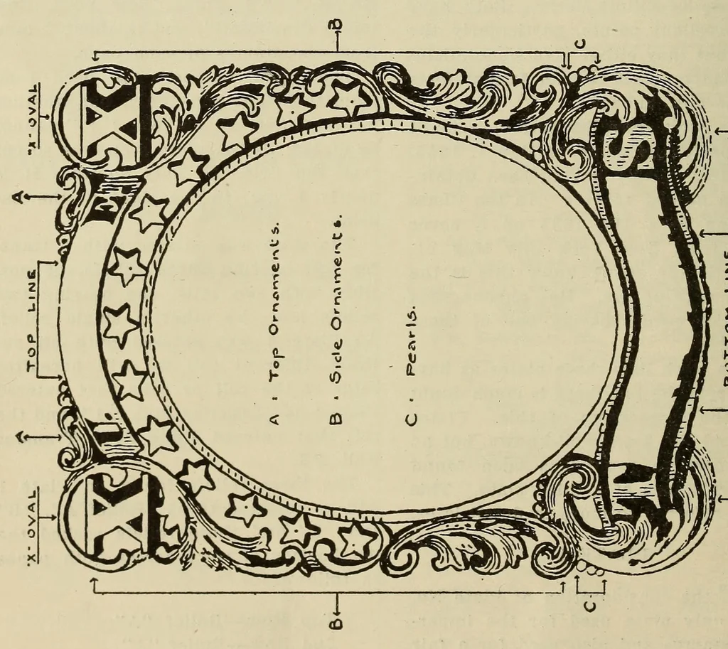 An illustration from The American philatelist, 1887, leaf 174