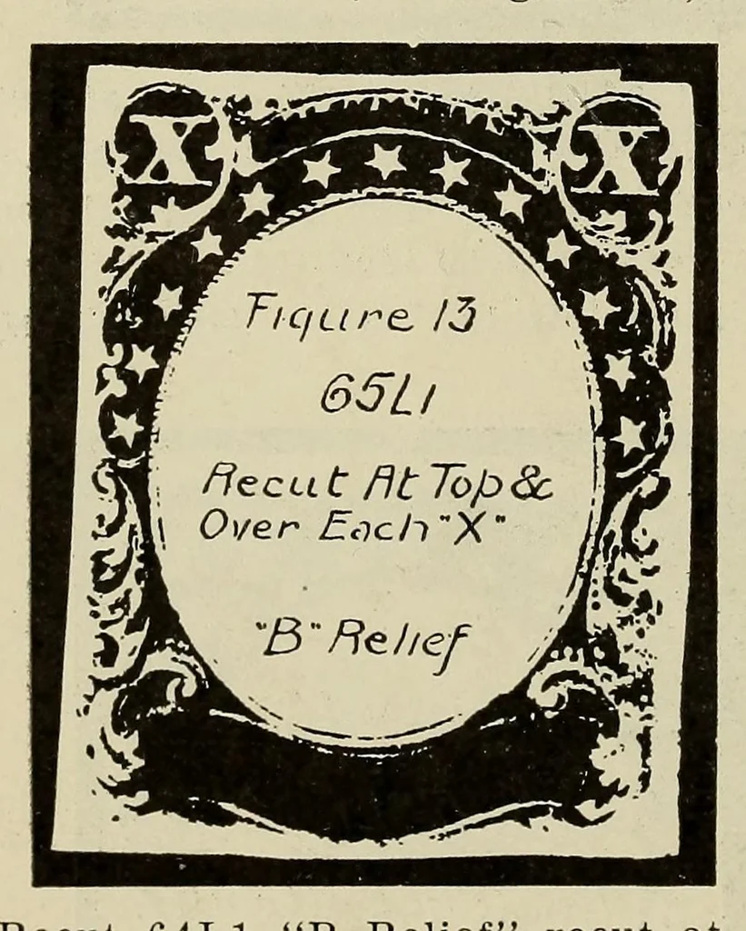 An illustration from The American philatelist, 1887, leaf 180