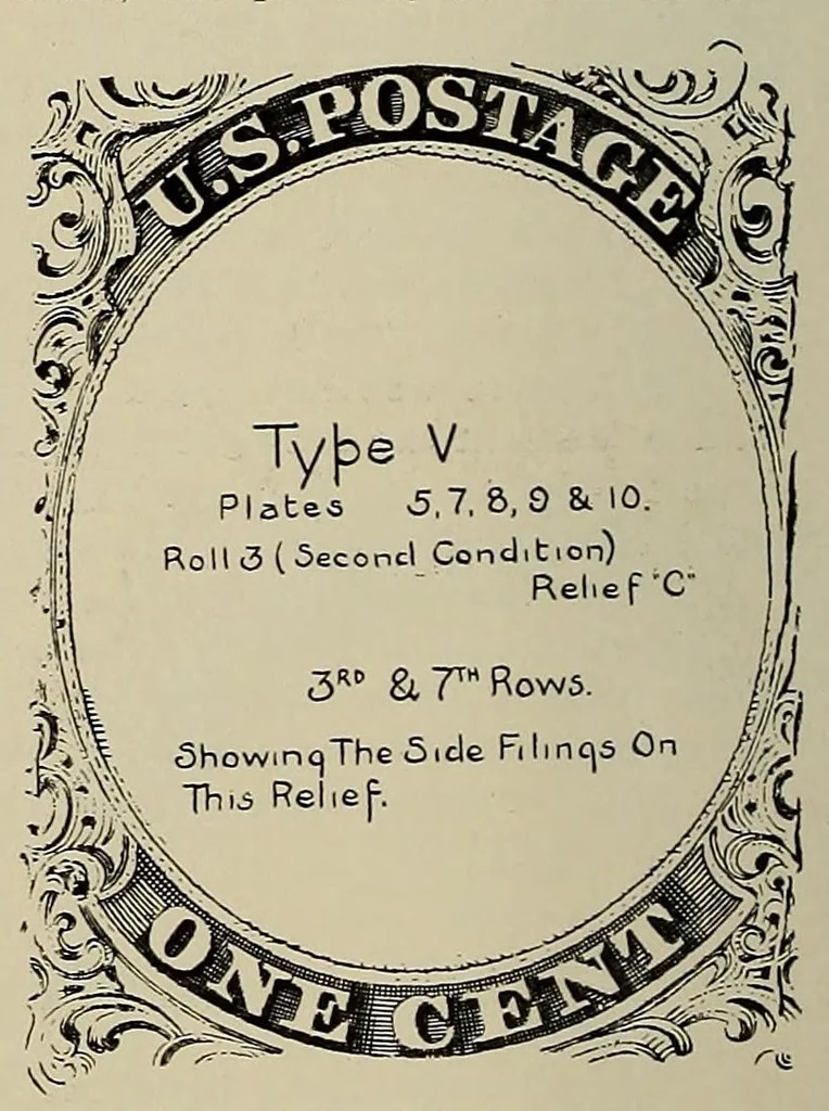 An illustration from The American philatelist, 1887, leaf 214