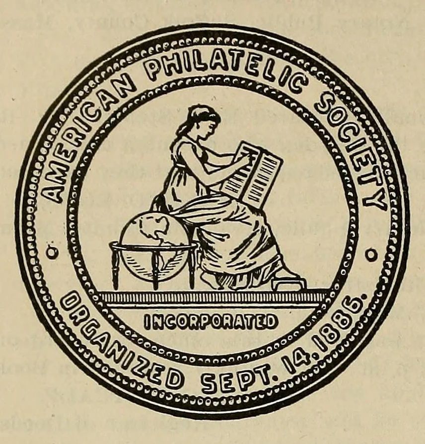 An illustration from The American philatelist, 1887, leaf 118