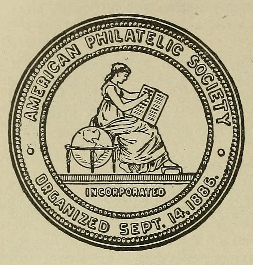 An illustration from The American philatelist, 1887, leaf 126
