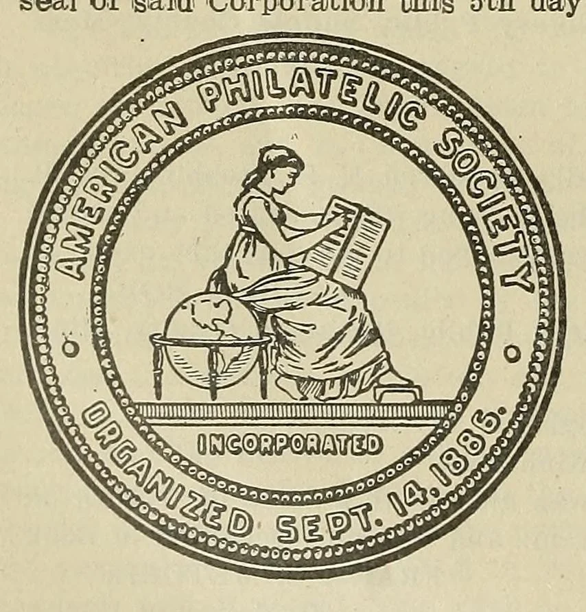 An illustration from The American philatelist, 1887, leaf 138