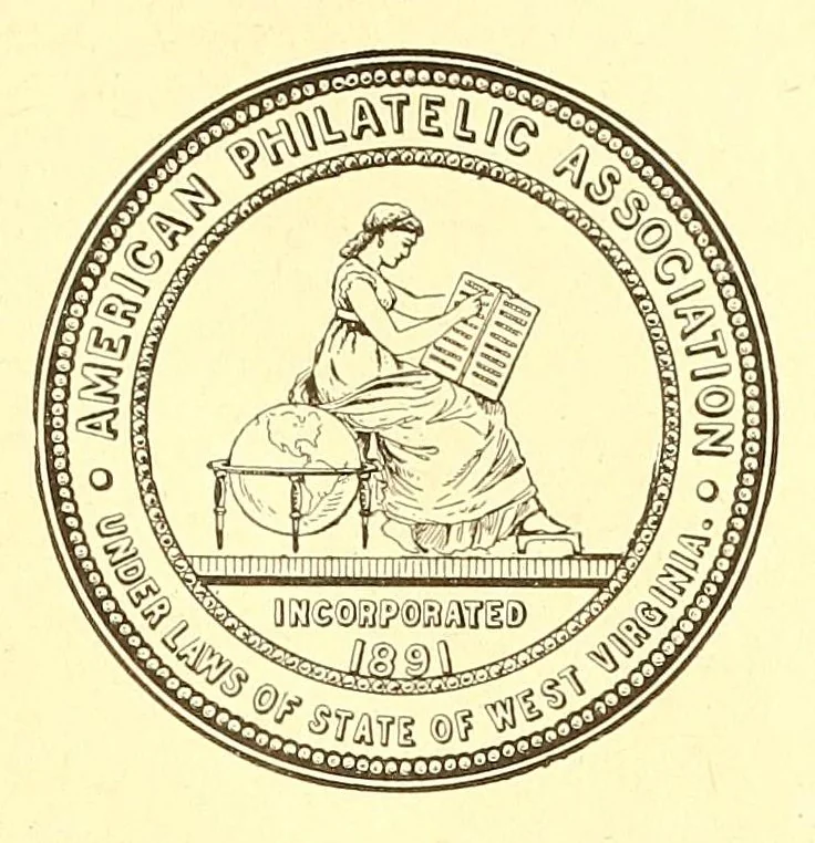An illustration from The American philatelist, 1887, leaf 9