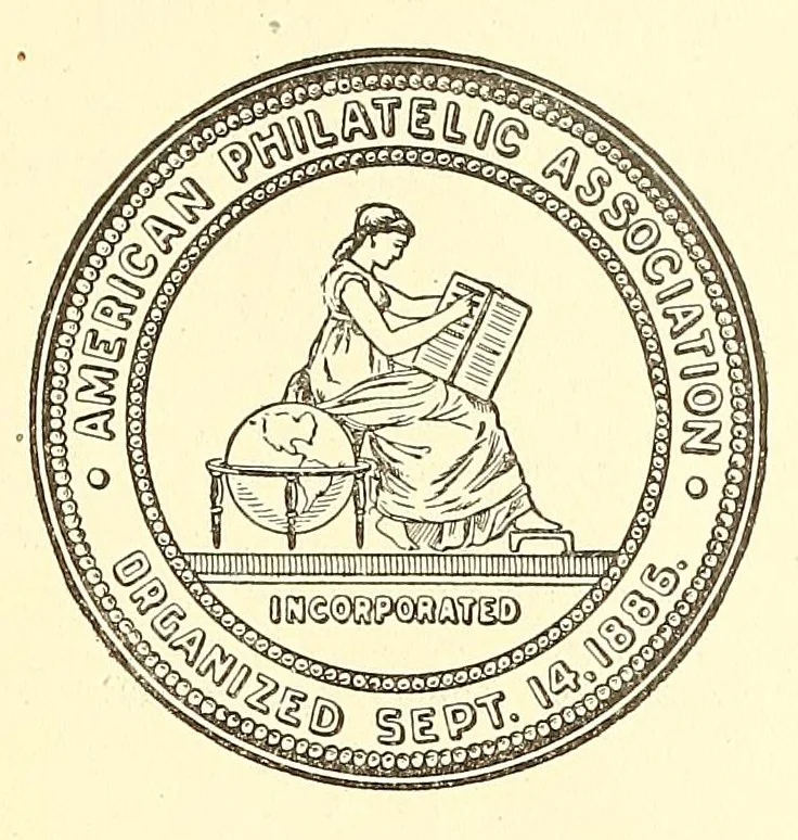 An illustration from The American philatelist, 1887, leaf 15