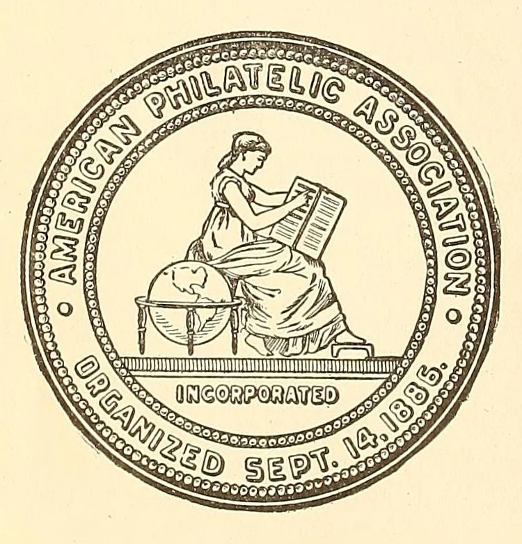 An illustration from The American philatelist, 1887, leaf 18