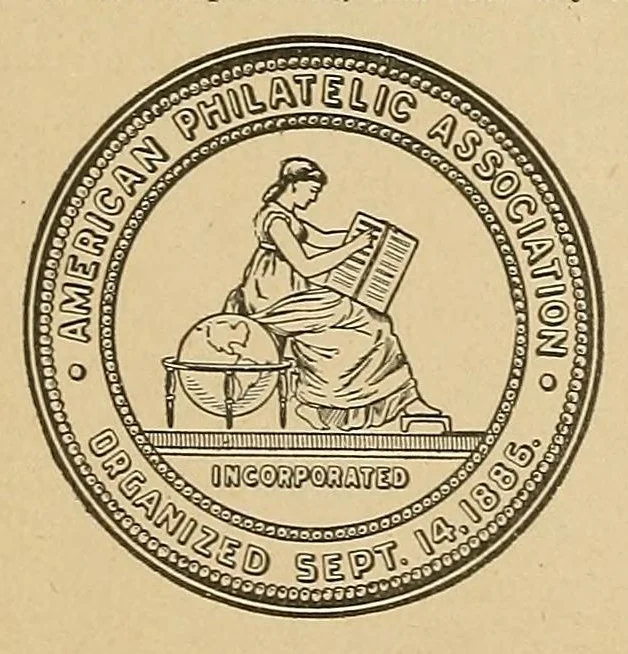 An illustration from The American philatelist, 1887, leaf 6