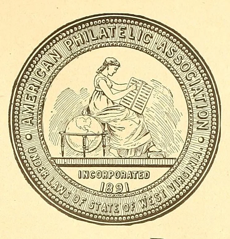 An illustration from The American philatelist, 1887, leaf 9