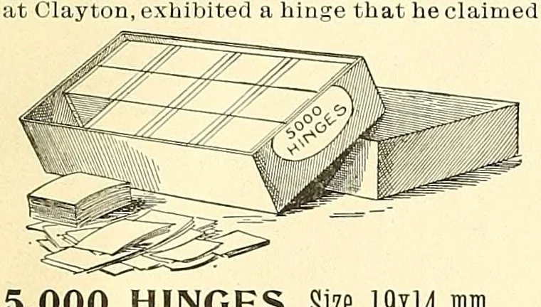 An illustration from The American philatelist, 1887, leaf 147
