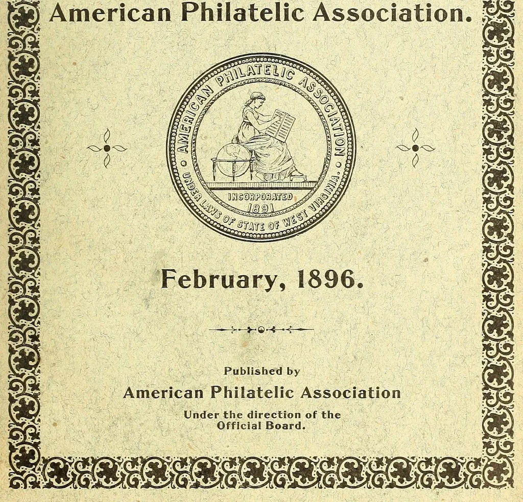 An illustration from The American philatelist, 1887, leaf 7