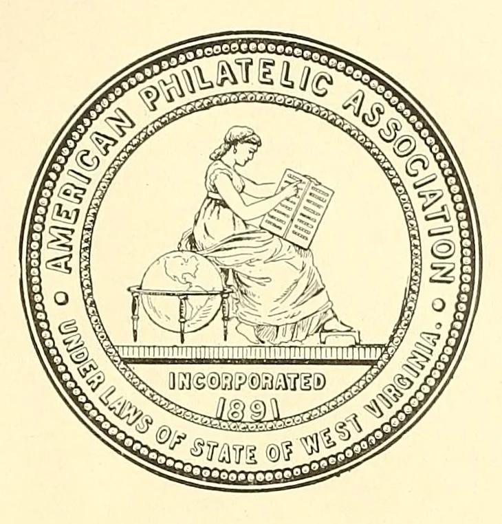 An illustration from The American philatelist, 1887, leaf 9