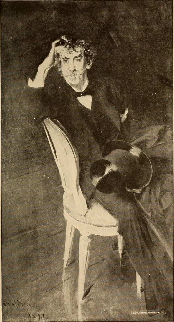 An illustration from American pictures and their painters, 1917, leaf 136