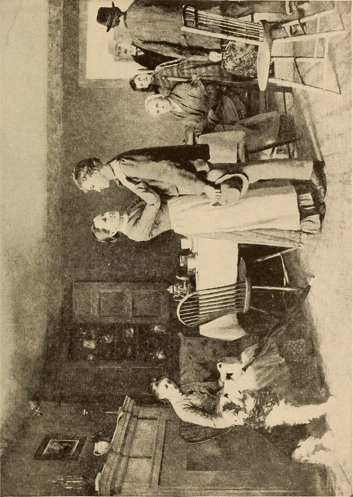 An illustration from American pictures and their painters, 1917, leaf 156