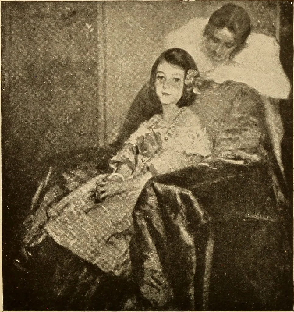 An illustration from American pictures and their painters, 1917, leaf 183