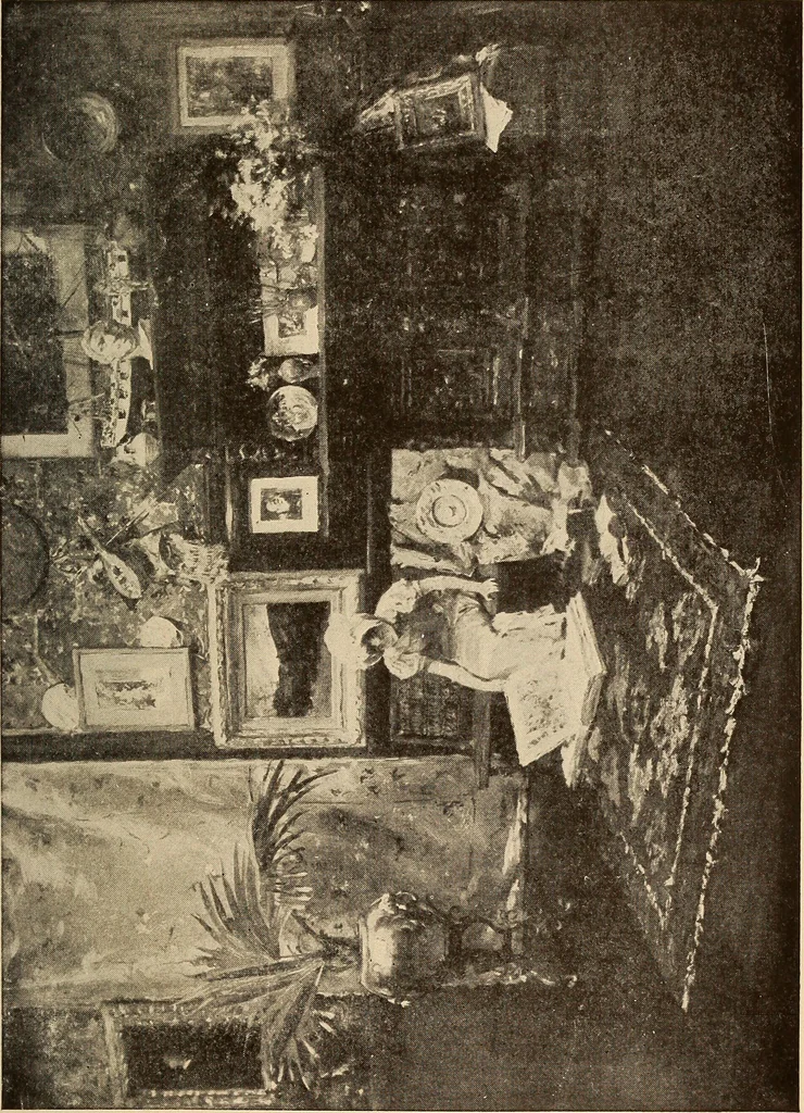 An illustration from American pictures and their painters, 1917, leaf 186