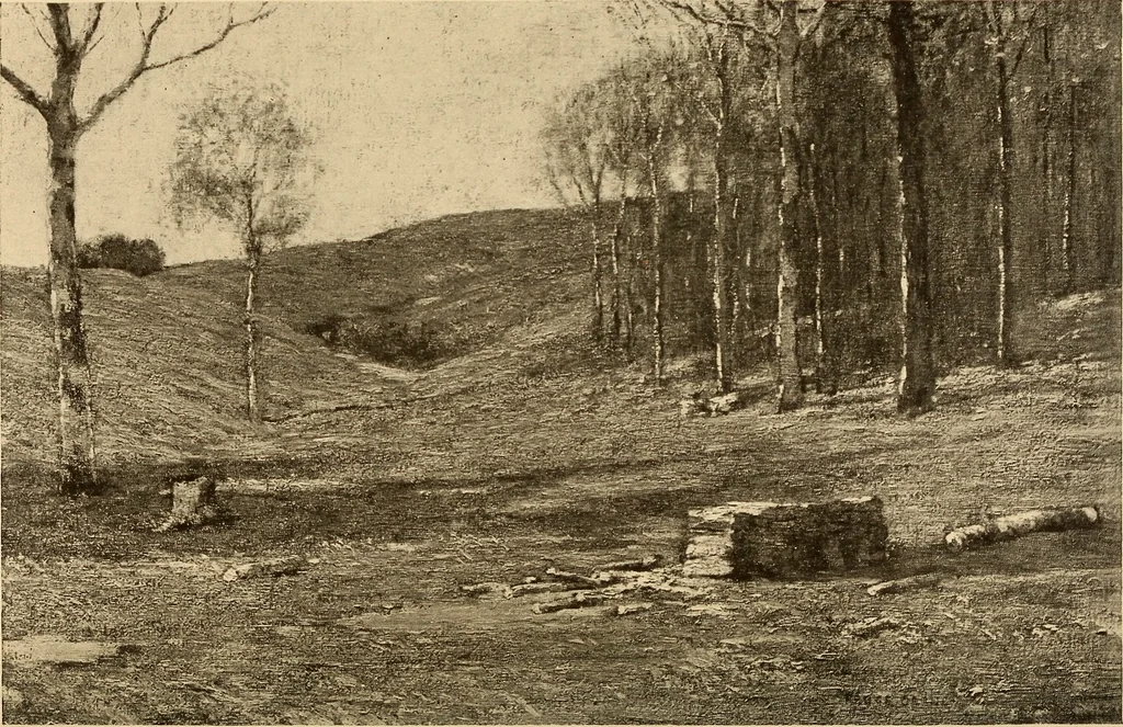 An illustration from American pictures and their painters, 1917, leaf 225