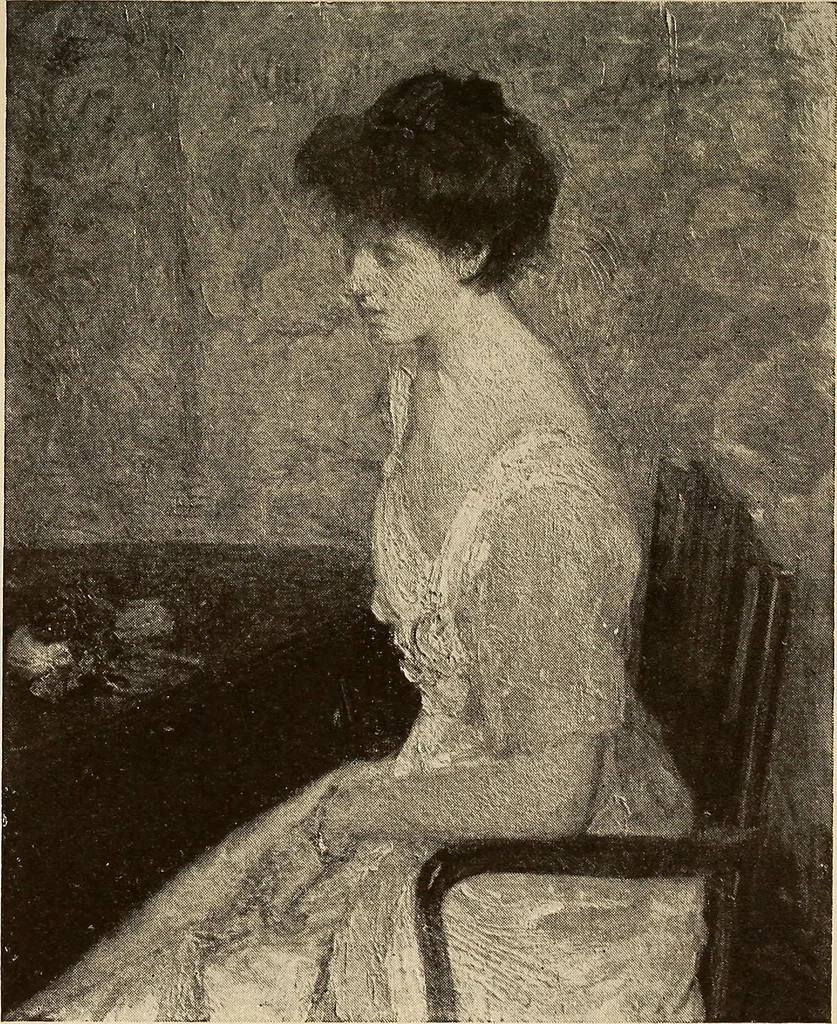 An illustration from American pictures and their painters, 1917, leaf 286