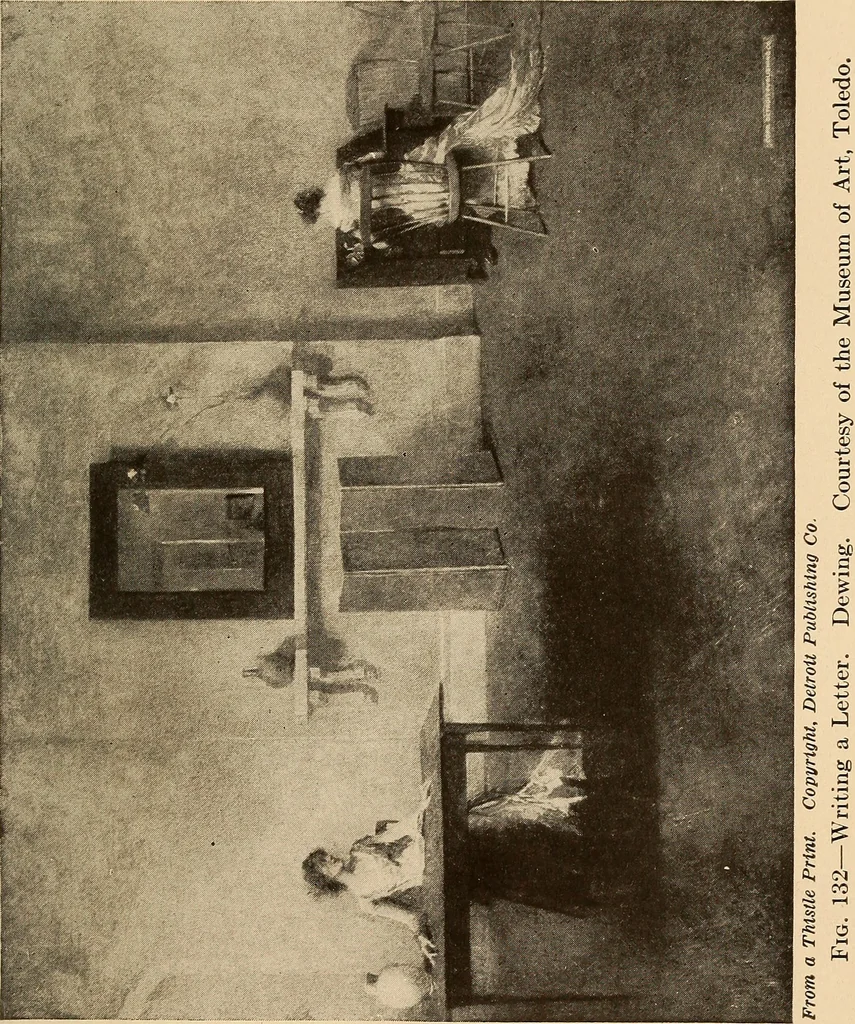 An illustration from American pictures and their painters, 1917, leaf 290