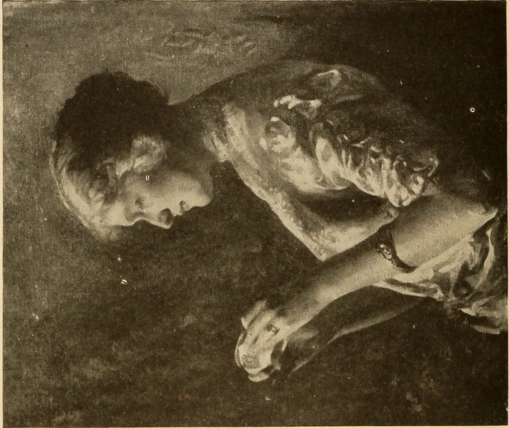 An illustration from American pictures and their painters, 1917, leaf 291