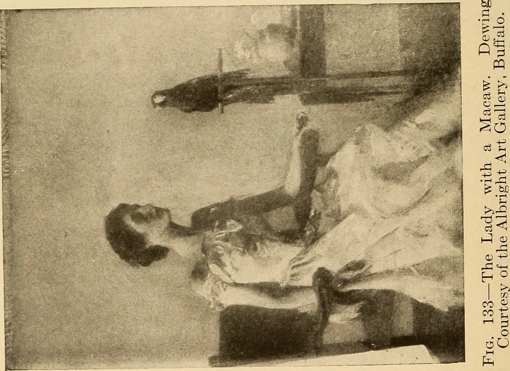 An illustration from American pictures and their painters, 1917, leaf 291