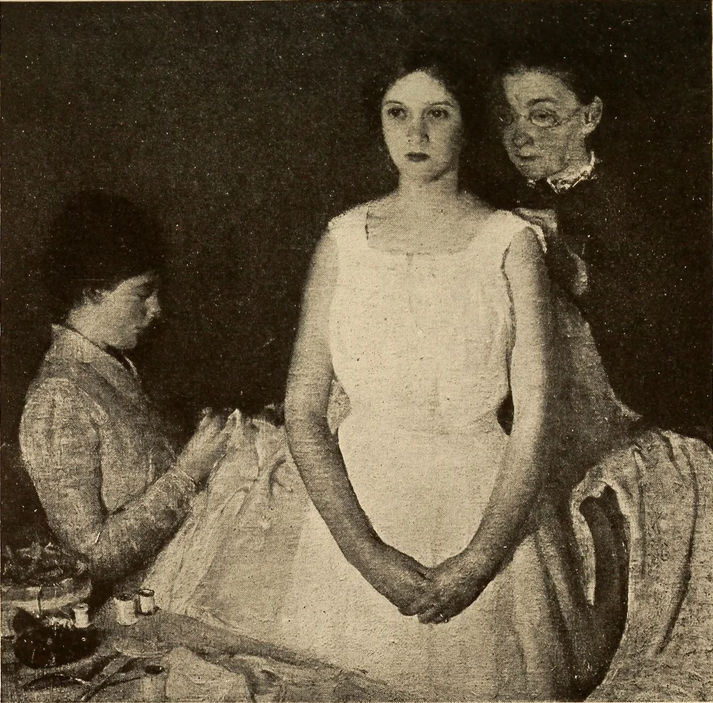 An illustration from American pictures and their painters, 1917, leaf 342