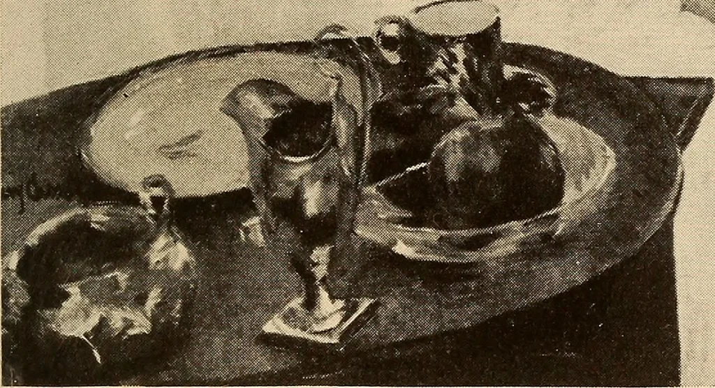 An illustration from American pictures and their painters, 1917, leaf 346