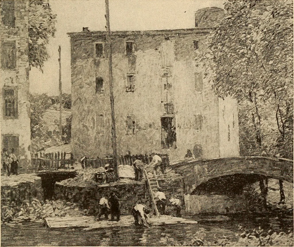 An illustration from American pictures and their painters, 1917, leaf 396