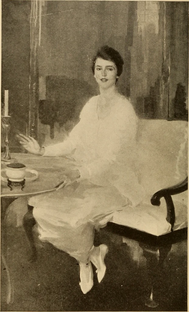 An illustration from American pictures and their painters, 1917, leaf 7