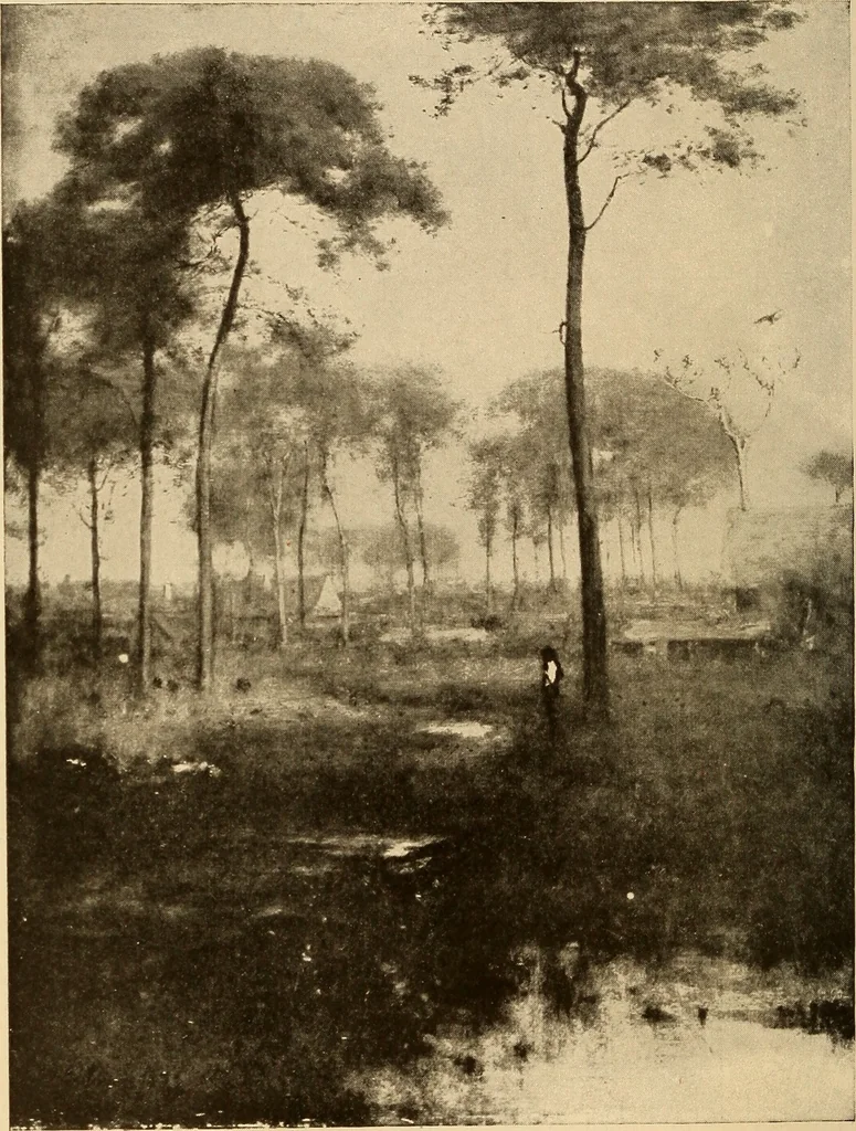 An illustration from American pictures and their painters, 1917, leaf 75