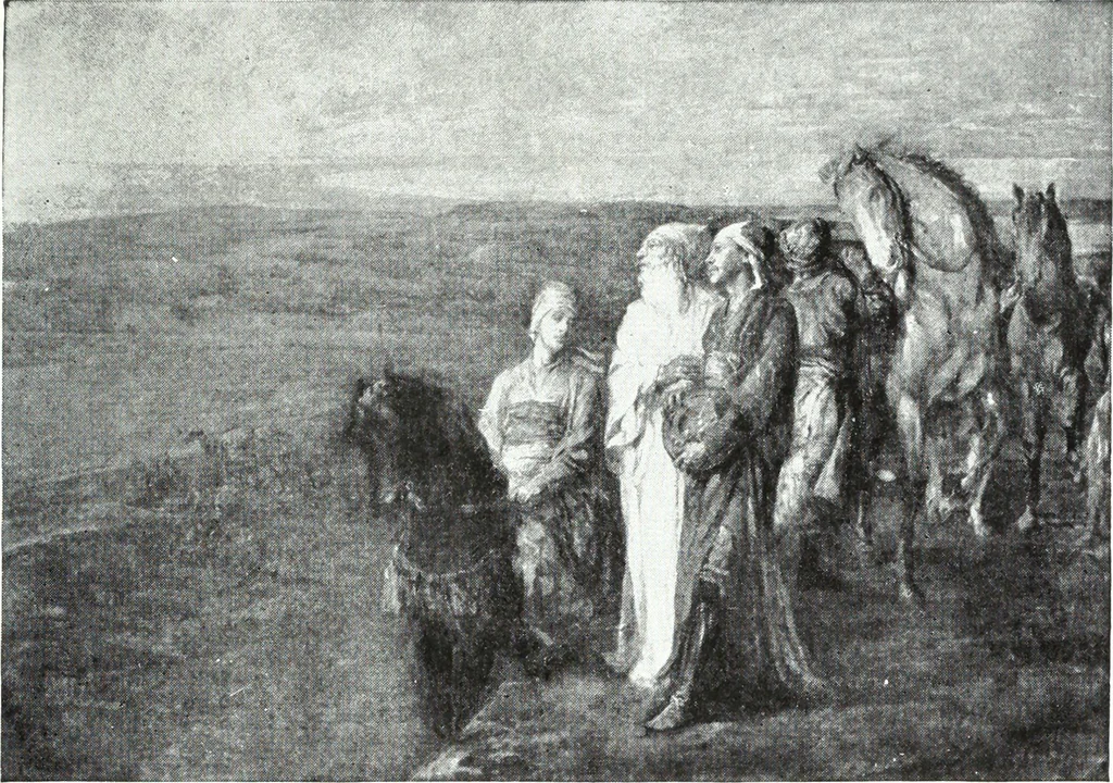 An illustration from American pictures and their painters, 1921, leaf 128