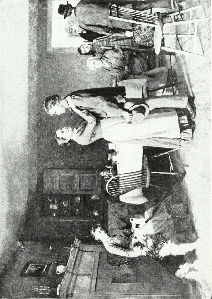 An illustration from American pictures and their painters, 1921, leaf 156
