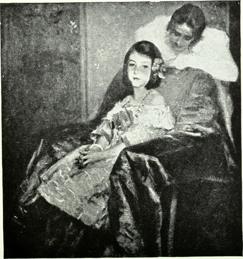 An illustration from American pictures and their painters, 1921, leaf 183