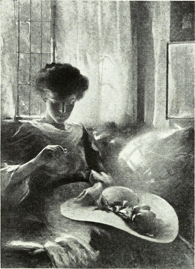 An illustration from American pictures and their painters, 1921, leaf 271